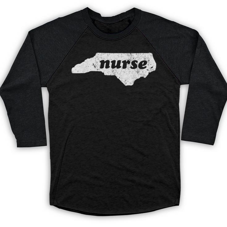 North Carolina Nursing Nurse Graduation Baseball Raglan Shirt