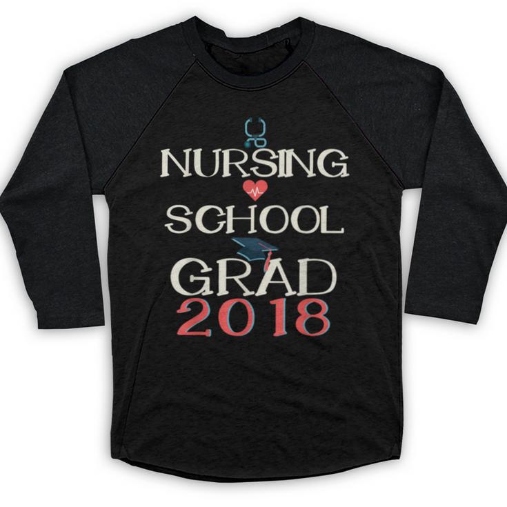 Nurse Pinning Ceremony Nursing School 2018 Graduation Shirt Baseball Raglan Shirt