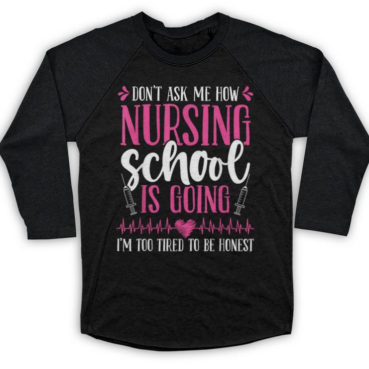 Nursing School Graduate Nurse Graduation Party Baseball Raglan Shirt