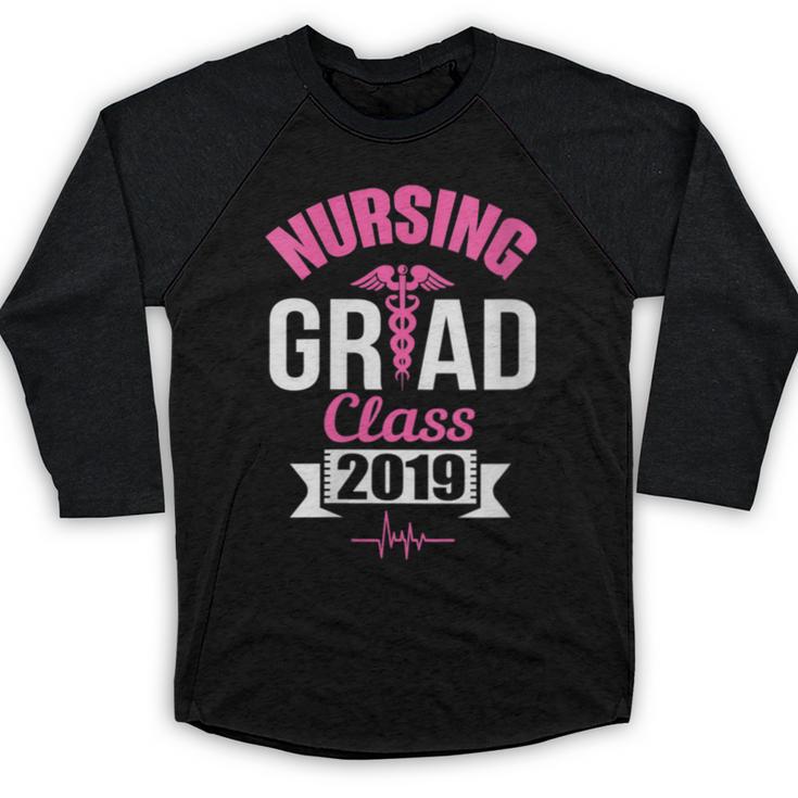Nursing School Graduation Class Of 2019 RN Student Baseball Raglan Shirt