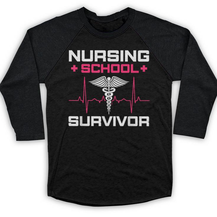 Nursing School Graduation Shirt Baseball Raglan Shirt
