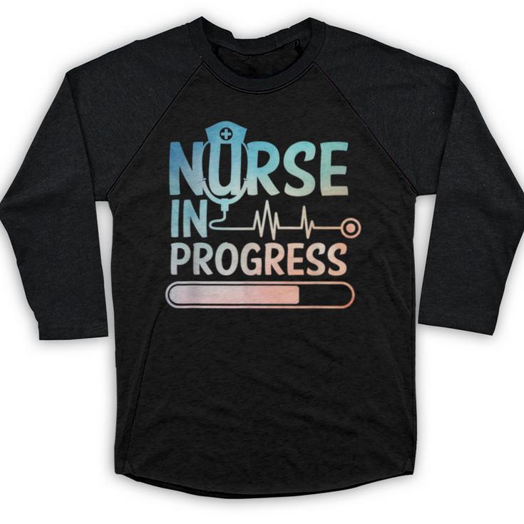 Nursing Student Art Men Women NICU Graduation Future Nurse Baseball Raglan Shirt