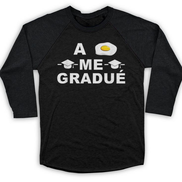 Hispanic Graduation Me Gradue Class Of 2021 T-Shirt Baseball Raglan Shirt