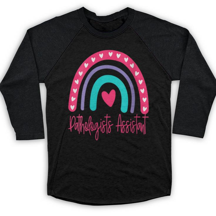 Pathologists' Assistant Graduation 2023 Boho Rainbow Baseball Raglan Shirt