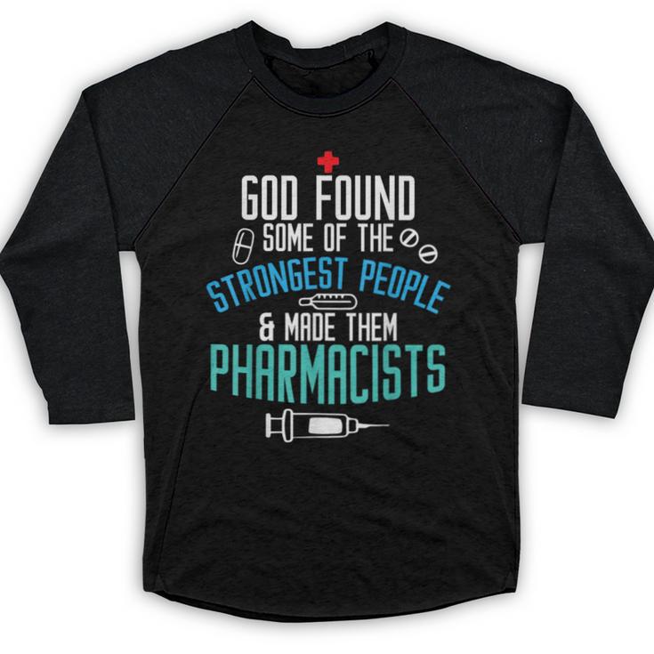 Pharmacist Christian Pharmacy Student PharmD Graduation Baseball Raglan Shirt