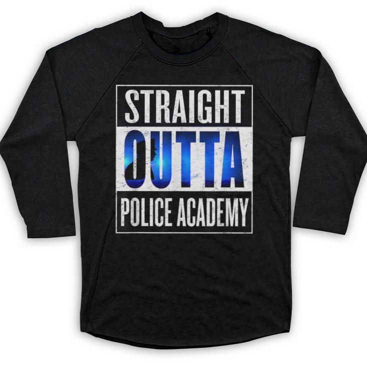 Police Academy Shirt Police Officer Graduation Baseball Raglan Shirt