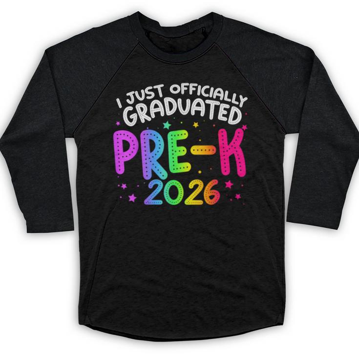 Pre-K Graduation Class Of 2026 Pre-K Graduated 2026 Baseball Raglan Shirt