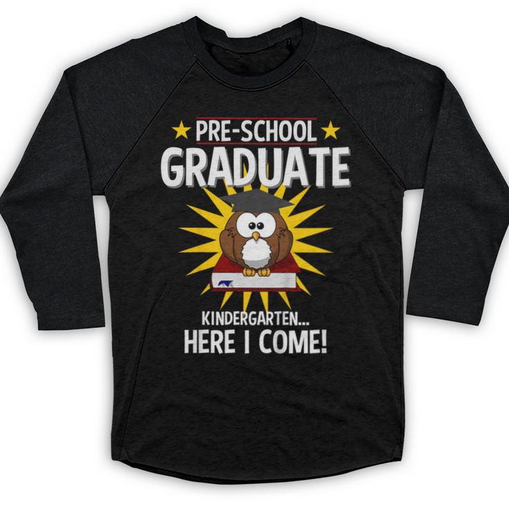 Pre K Graduation Shirt 2019 PreSchool Graduate Toddler Baseball Raglan Shirt
