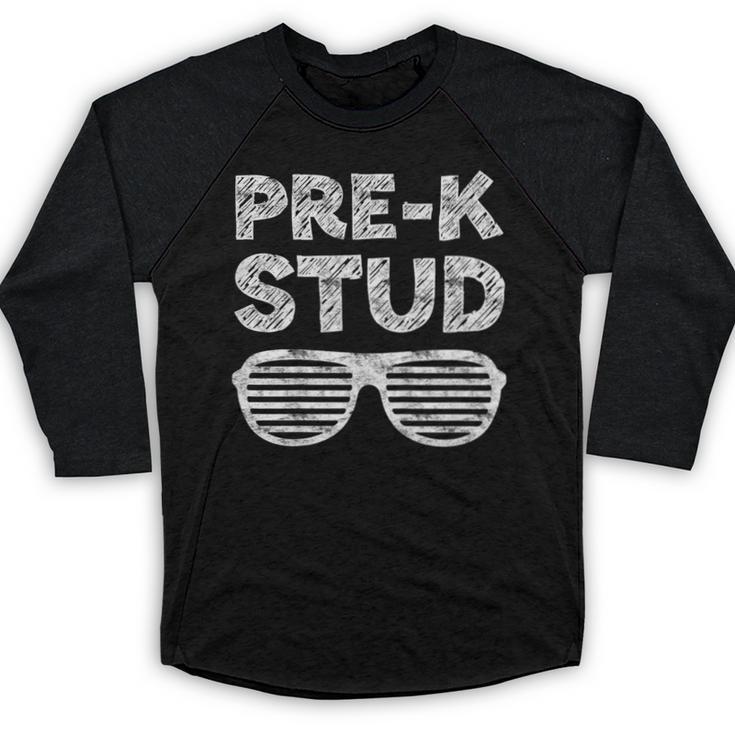 Pre-K Stud Shirt Boy Girl PreK Back To School Graduation Baseball Raglan Shirt