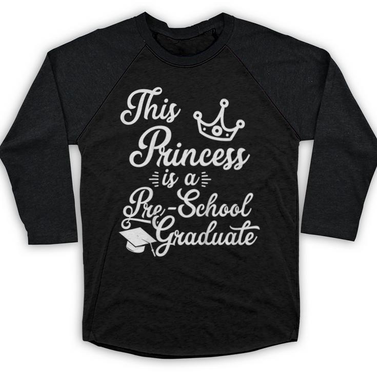 Pre-School Graduation For Girls Baseball Raglan Shirt