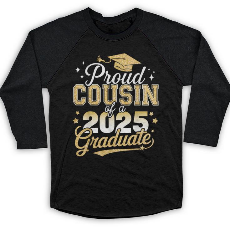 Proud Cousin Of a Class Of 2025 Graduate Senior Graduation Baseball Raglan Shirt
