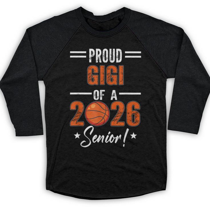 Proud GIGI Of 2026 Senior Basketball Student Graduation Baseball Raglan Shirt