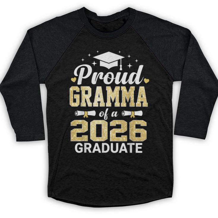 Proud Gramma Of A 2026 Graduate Class Of Graduation Baseball Raglan Shirt