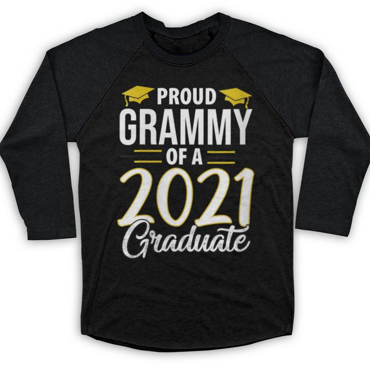 Proud Grammy Of A 2021 Graduate Graduation Clothes MBA PhD Baseball Raglan Shirt