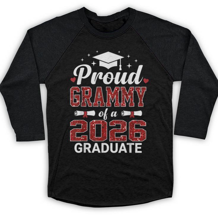 Proud Grammy Of A 2026 Graduate Class Of Graduation Baseball Raglan Shirt
