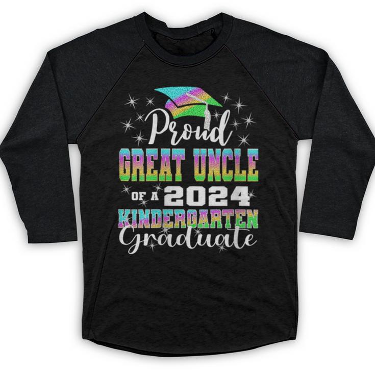 Proud Great Uncle Of Kindergarten Graduate 2024 Graduation Baseball Raglan Shirt