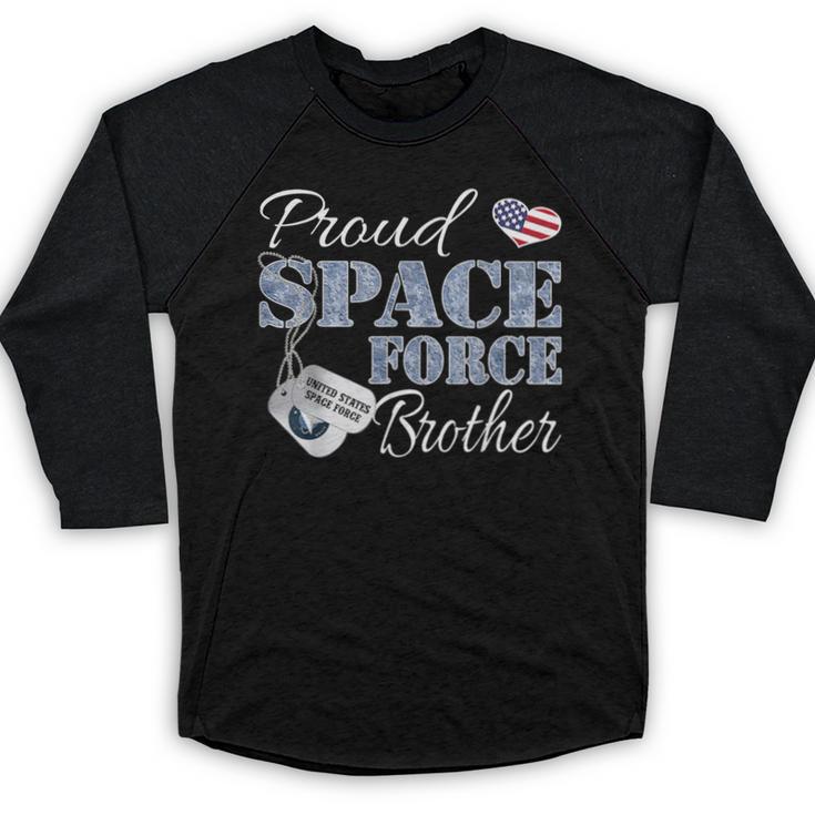 Proud Space Force Brother Space Force Graduation Tee Baseball Raglan Shirt