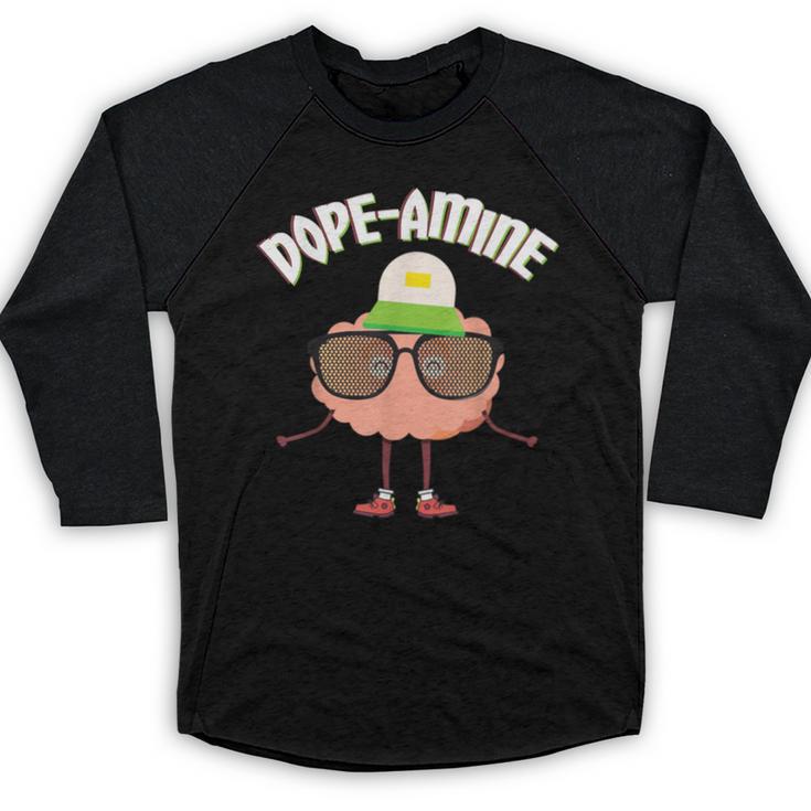 Psychology Major PsyD PhD 2024 Dopamine Graduation Baseball Raglan Shirt
