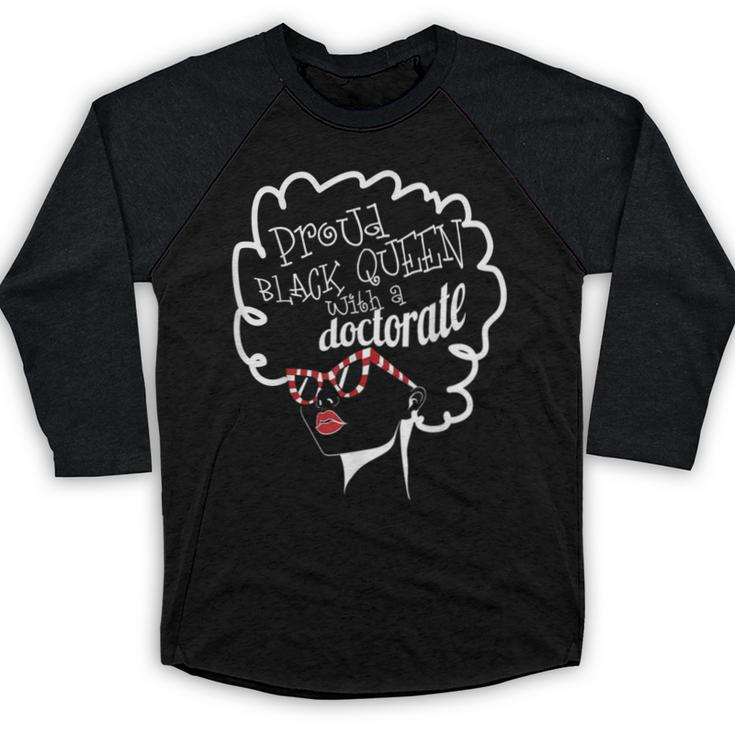 Queen PhD Doctorate Degree Graduation PsyD EdD Baseball Raglan Shirt