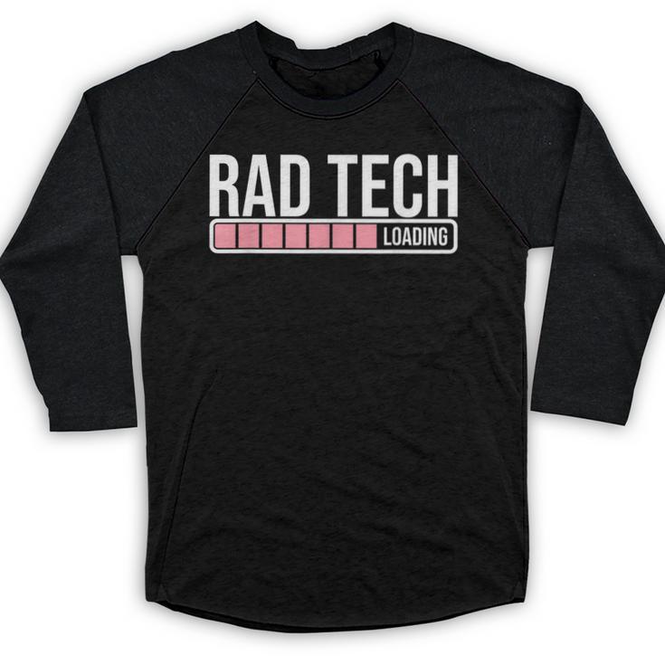 Rad Tech Loading Future Radiology Student Graduation Baseball Raglan Shirt