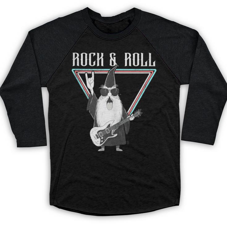 Rock & Roll Wizard Music Nostalgia Baseball Raglan Shirt