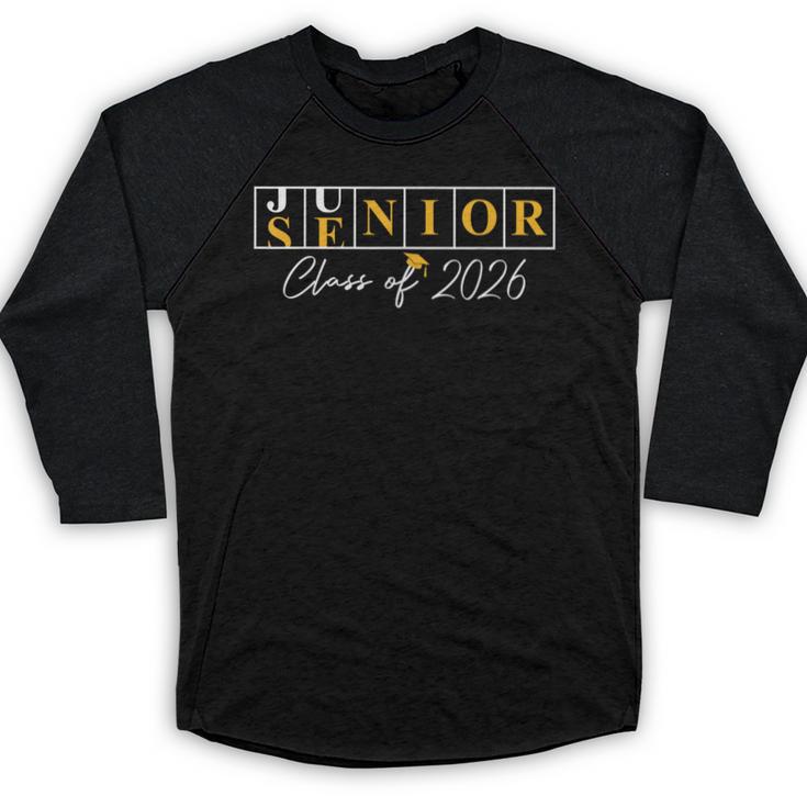 Senior 2026 Graduation My Last First Day Of Class Of 2026 Baseball Raglan Shirt