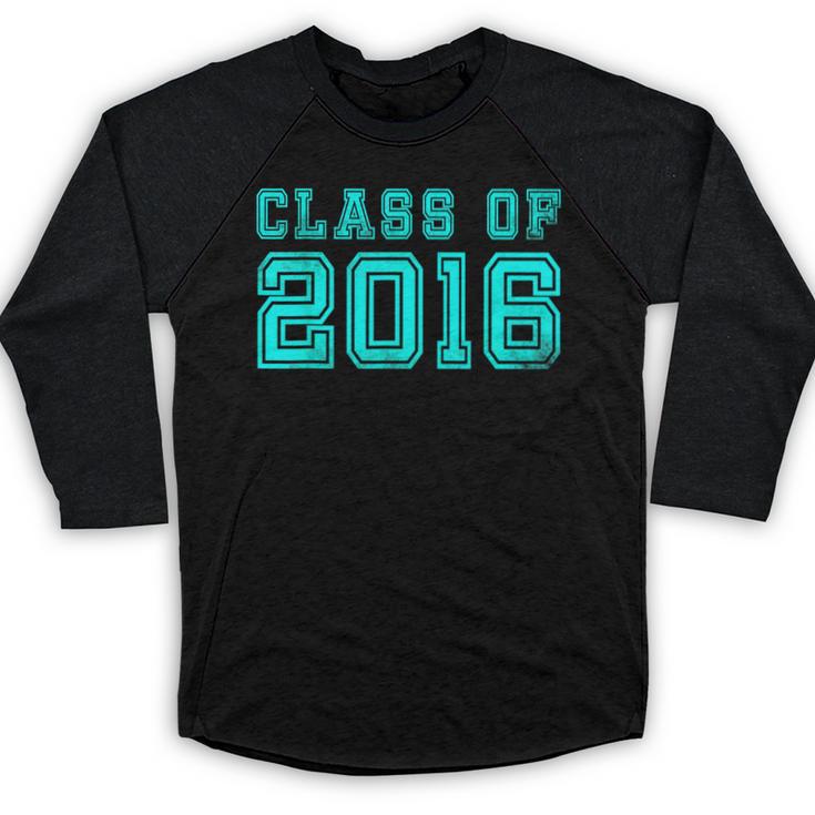 Senior Class Of 2016 Graduation T Shirt For Her Or Him Baseball Raglan Shirt