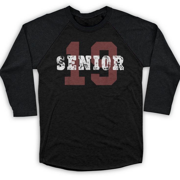 Senior Class Of 2019 Graduation Graduate School Baseball Raglan Shirt
