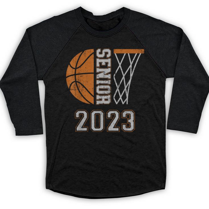Senior Class Of 2023 Graduation Basketball Team Graduate Baseball Raglan Shirt
