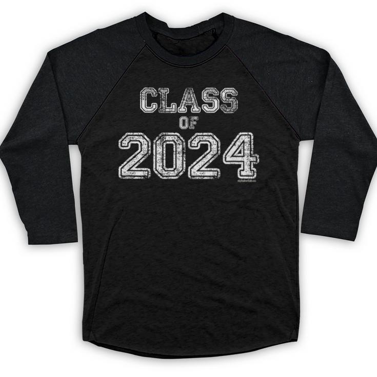 Senior Class Of 2024 Shirts Senior Graduation Baseball Raglan Shirt