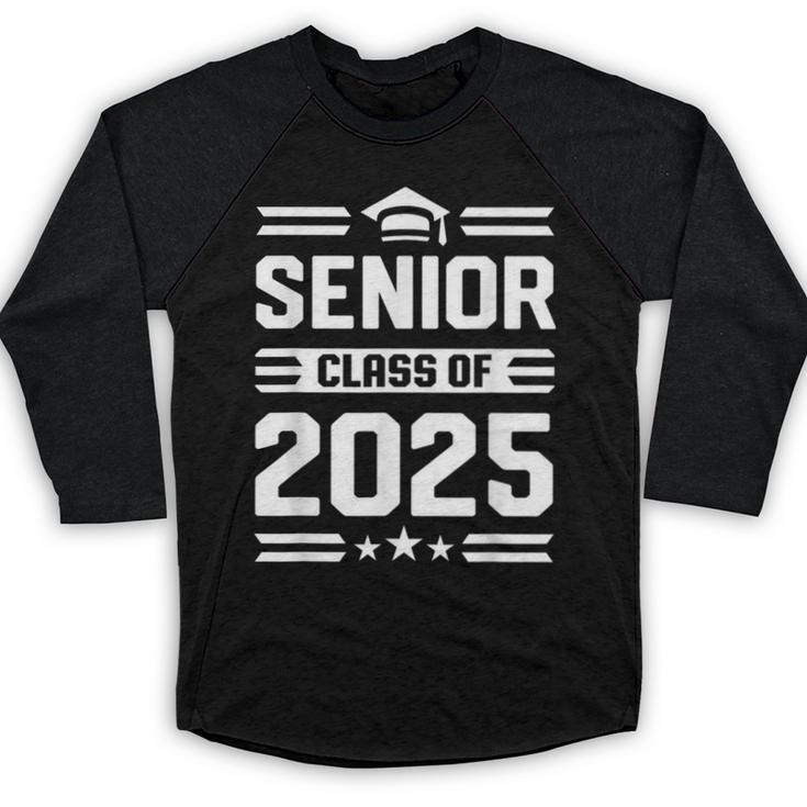 Senior Class Of 2025 Shirt High School Graduation 2025 Baseball Raglan Shirt
