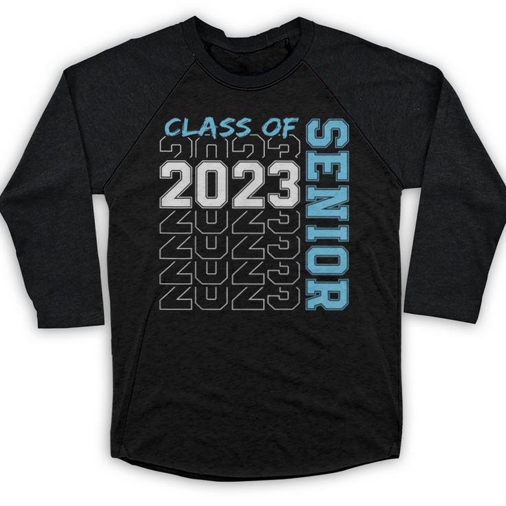 Senior Graduation Class Of 2023 Cute Senior 2023 Baseball Raglan Shirt