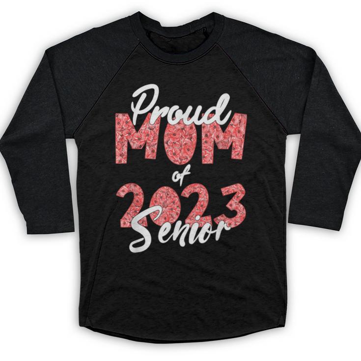 Senior Graduation Class Of 2023 Proud Mom Of 2023 Senior Baseball Raglan Shirt