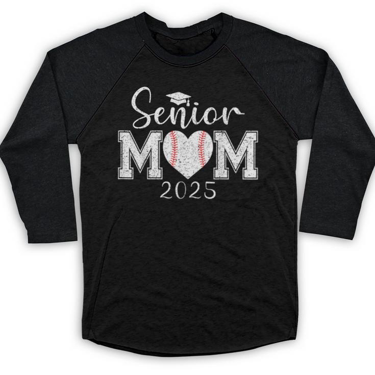 Senior Mom Baseball 2025 Class Of 2025 Graduation Baseball Raglan Shirt