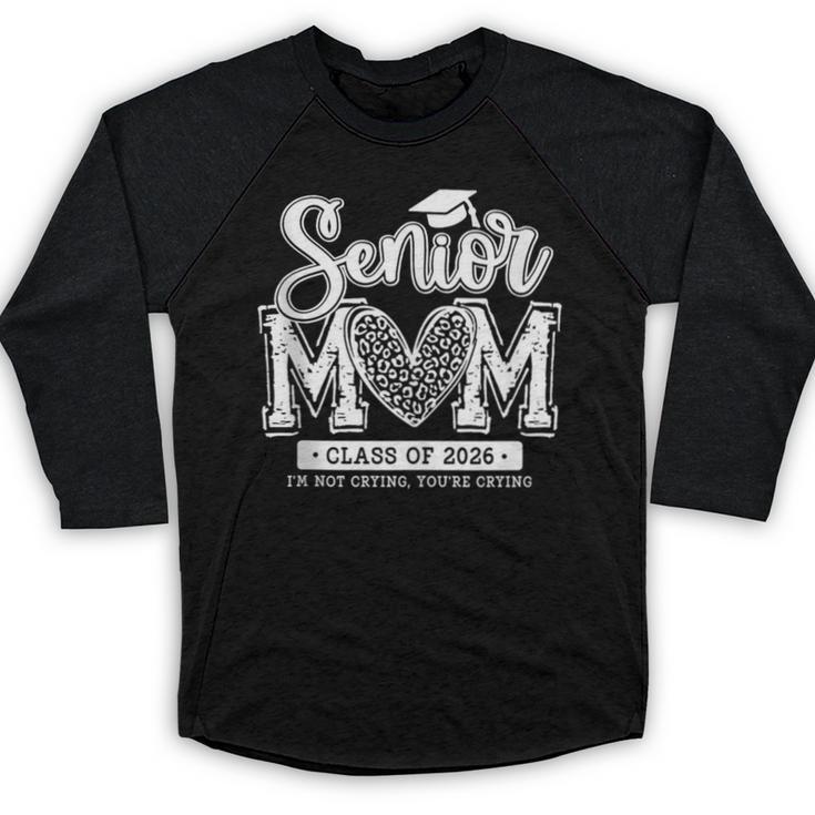 Senior Mom Class Of 2026 Senior Mama 2026 Graduation Leopard Baseball Raglan Shirt