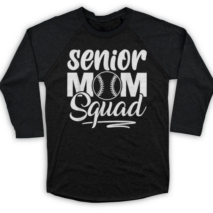 Senior Mom Squad Baseball Class Of 2023 Graduation Baseball Raglan Shirt