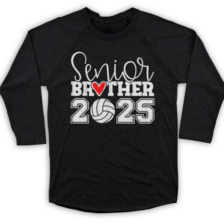 Senior Volleyball Brother 2025 Class Of 2025 Graduation Baseball Raglan Shirt