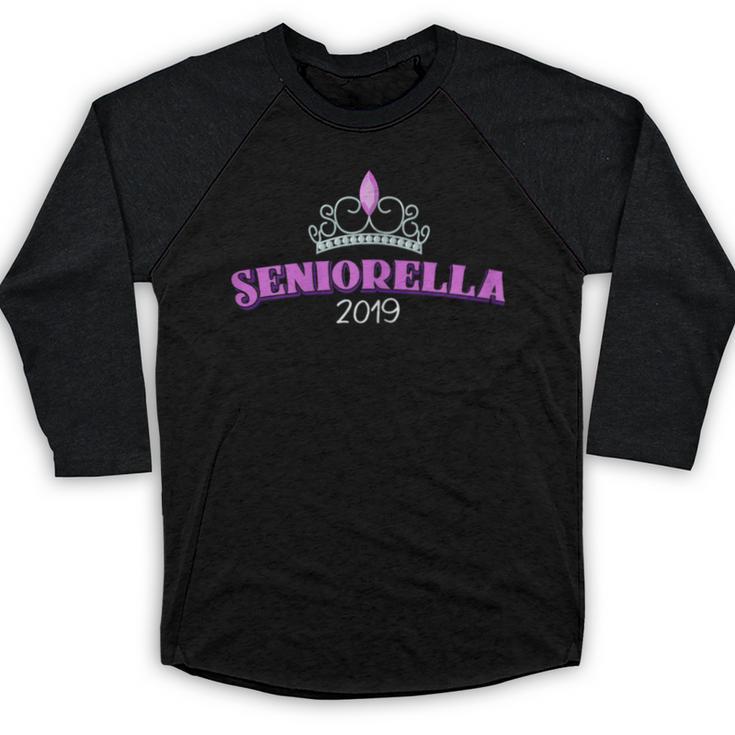 Seniorella 2019 Shirt Senior Class Graduation Baseball Raglan Shirt