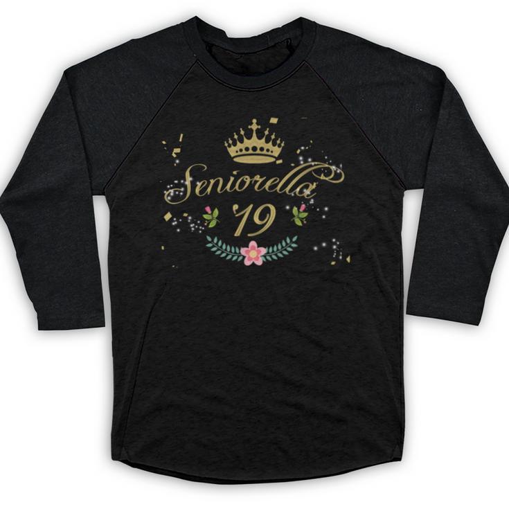 Seniorella 2019 T Shirt Senior Class Of 19 Graduation Girls Baseball Raglan Shirt