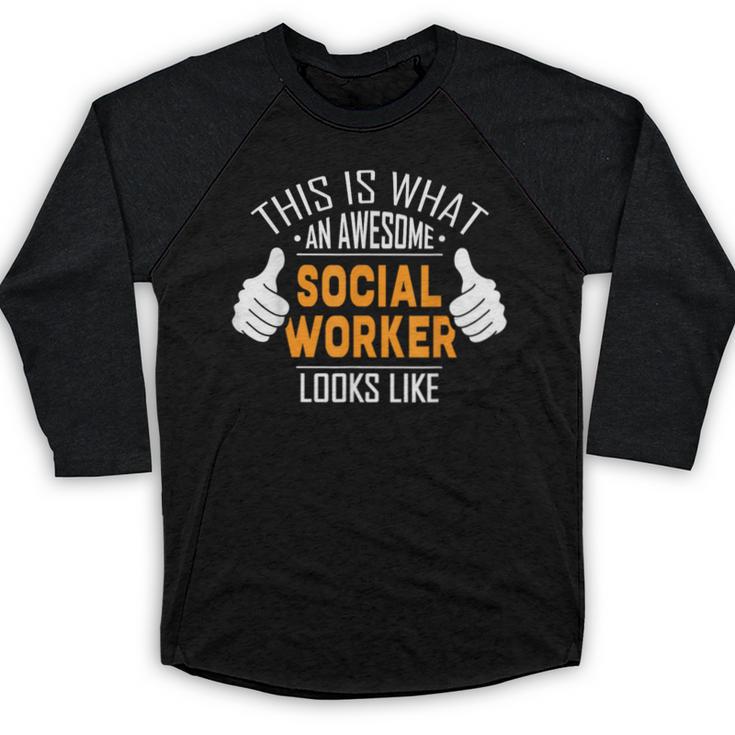 Social Work s Graduation Social Worker Men Baseball Raglan Shirt
