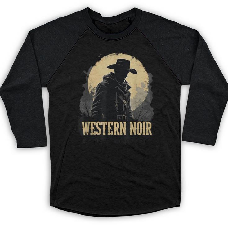 Spaghetti Western Cowboy Culture Classic Western Nostalgia Baseball Raglan Shirt