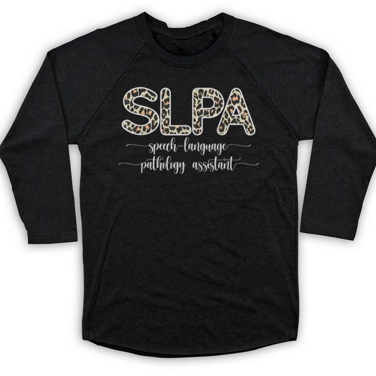 Speech Therapy Graduation For SLPA Therapist Baseball Raglan Shirt