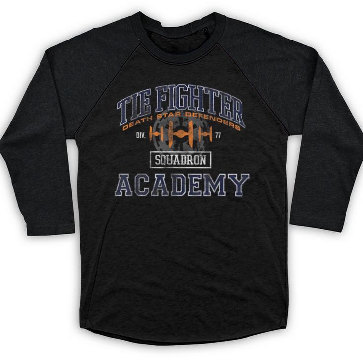 Star Wars TIE Fighter Academy Graduation Baseball Raglan Shirt