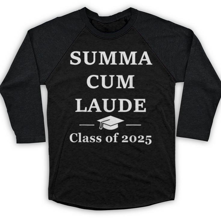 Summa Cum Laude Class Of 2025 Distinction Degree Graduation Baseball Raglan Shirt