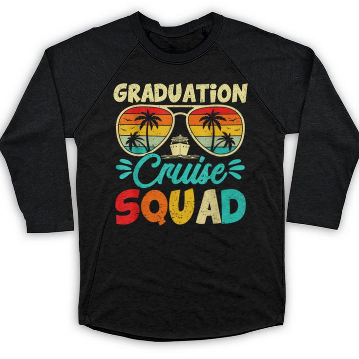 Summer Vacation Graduation Cruise Squad 2026 Matching Baseball Raglan Shirt