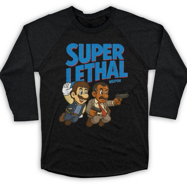 Super Lethal Cute Nostalgia Baseball Raglan Shirt