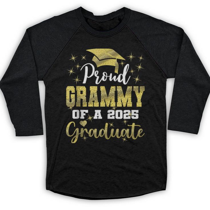 Super Proud Grammy Of 2025 Graduate Senior Graduation Family Baseball Raglan Shirt