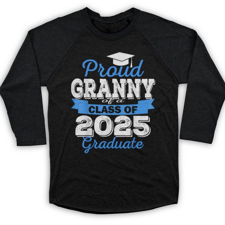 Super Proud Granny Of 2025 Graduate Senior Graduation Family Baseball Raglan Shirt