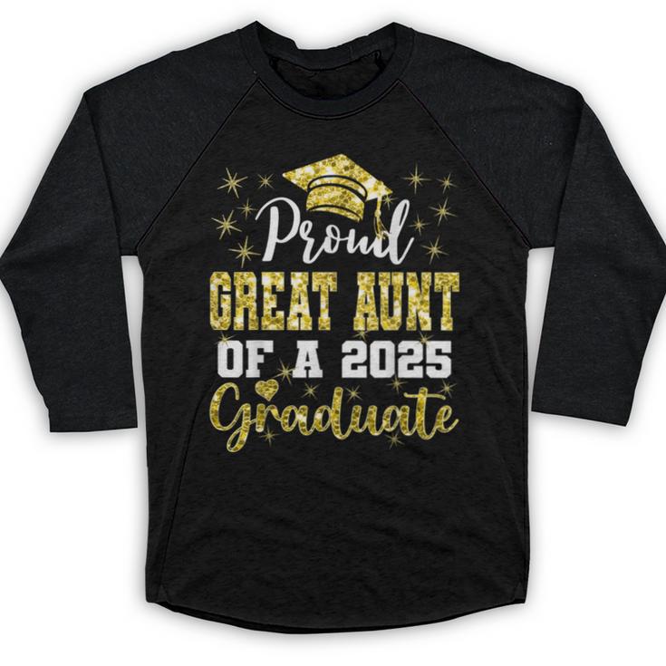 Super Proud Great Aunt Of 2025 Graduate Graduation Family Baseball Raglan Shirt
