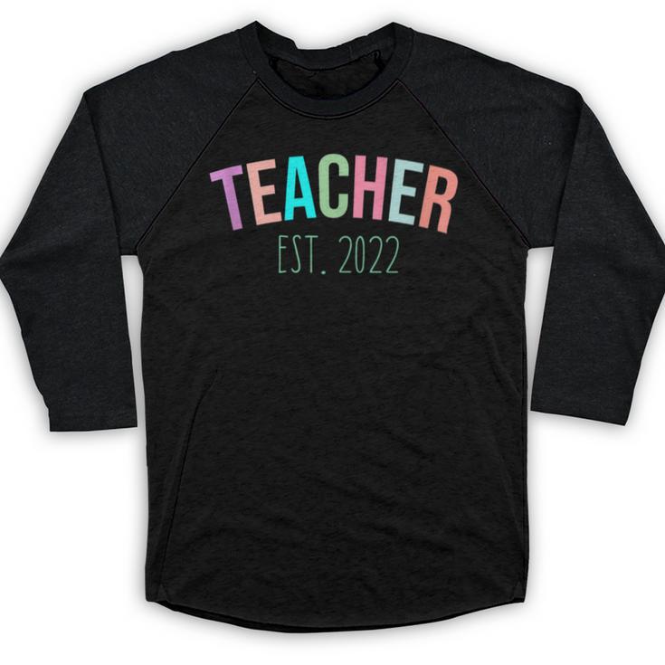 TEACHER Teacher Graduation Kindergarten Teacher 2022 Baseball Raglan Shirt